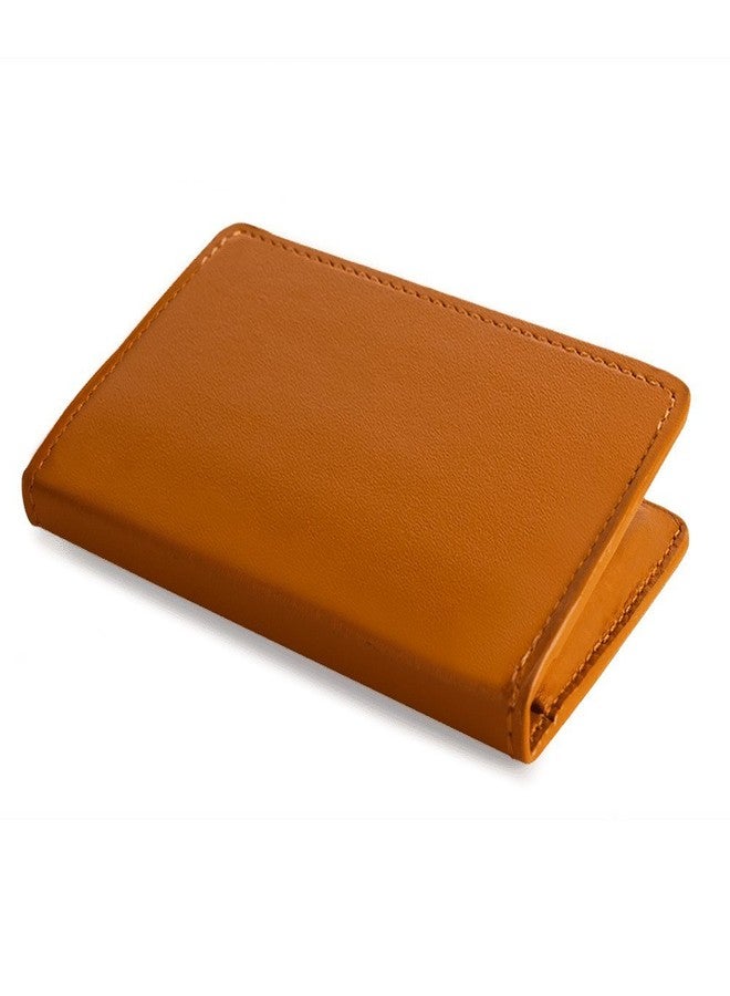 دايلي أوبجيكتز محفظة بطاقات جلدية متعددة الألوان من ديلي أوبجكتس (تان-بزنس-كارد-أليت) - Image 4